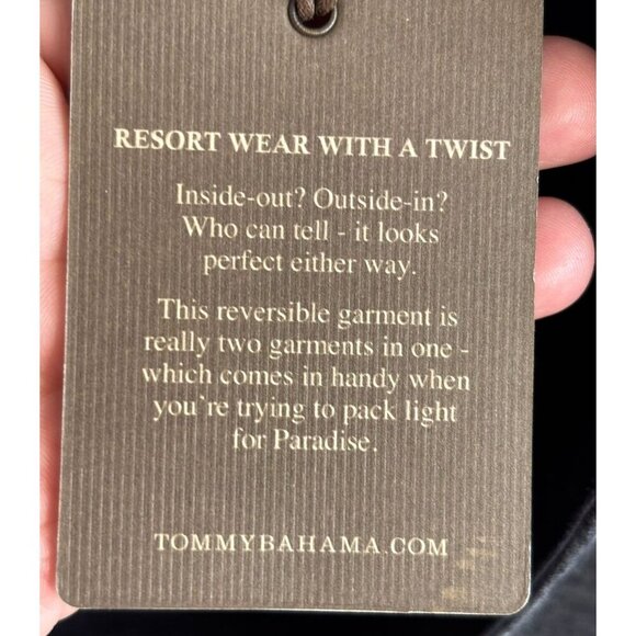 Tommy Bahama Womens Reversible Billow Double Knit Dress Black Size XS - Picture 12 of 14